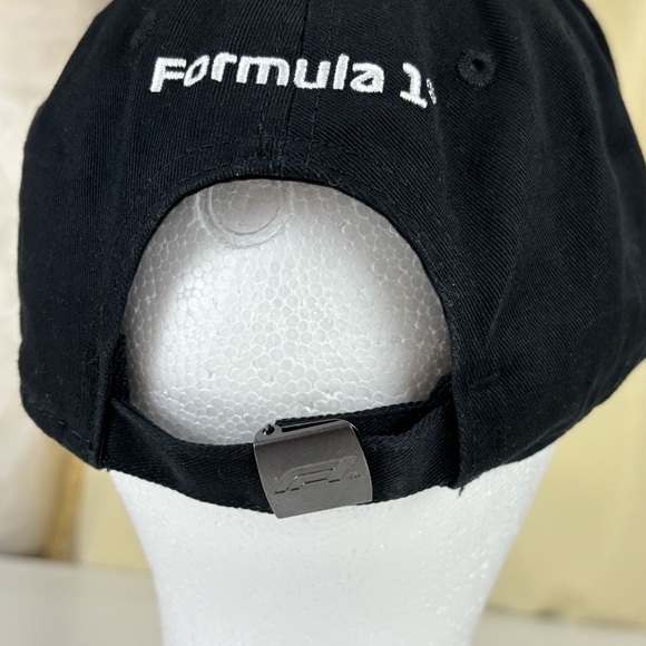 Formula 1 F1 Grand Prix Logo Baseball Cap Black Cap with Red Logo - Picture 7 of 15